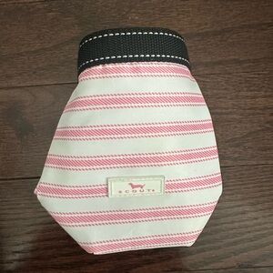 Scout Pink and White Patterned Pouch